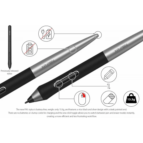 XP-Pen Deco Pro Γραφίδα Σχεδίασης χωρίς Οθόνη
