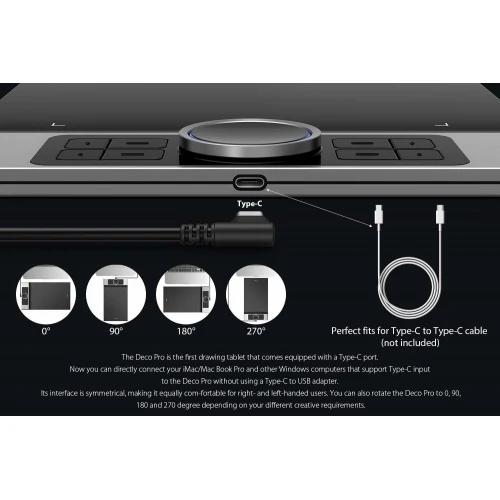 XP-Pen Deco Pro Γραφίδα Σχεδίασης χωρίς Οθόνη