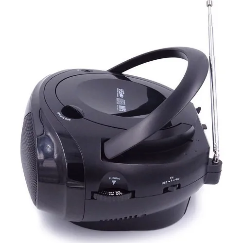 Akai Φορητό Ηχοσύστημα με CD / USB / Ραδιόφωνο σε Μαύρο Χρώμα  BM004A-614