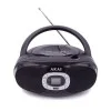 Akai Φορητό Ηχοσύστημα με CD / USB / Ραδιόφωνο σε Μαύρο Χρώμα  BM004A-614