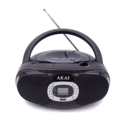 Akai Φορητό Ηχοσύστημα με CD / USB / Ραδιόφωνο σε Μαύρο Χρώμα  BM004A-614