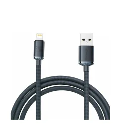 Baseus Crystal Shine Series Cable USB to Lightning 2.4A 2m Black