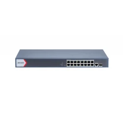HIKVISION Switch με 16 Θύρες Gigabit (1Gbps) Ethernet και 1 SFP Θύρα DS-3E1518P-EI(O-STD)V2