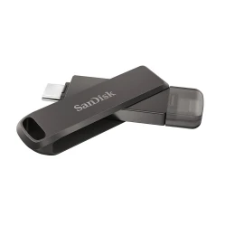 Sandisk iXpand Luxe 128GB USB 3.1 Stick με σύνδεση Lightning & USB-C Μαύρο