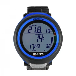 PUCK 4 BLACK/BLUE DIVE COMPUTER MARES