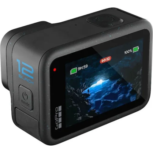 GoPro Hero12 Action Camera 5K Υποβρύχια με Οθόνη Αφής 2.27" Μαύρη