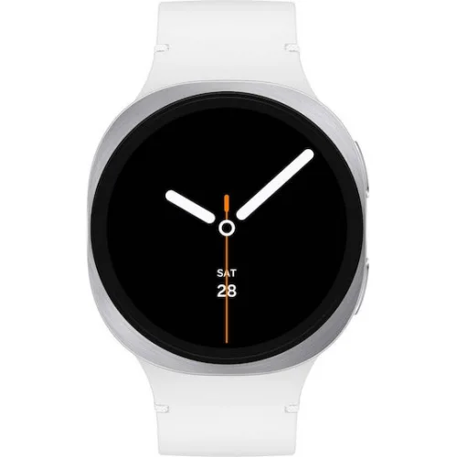 Samsung Galaxy Watch8 Aluminium 44mm Αδιάβροχο με Παλμογράφο (Ασημί)