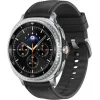 Samsung Galaxy Watch8 Classic Stainless Steel 46mm Αδιάβροχο με Παλμογράφο (Μαύρο)