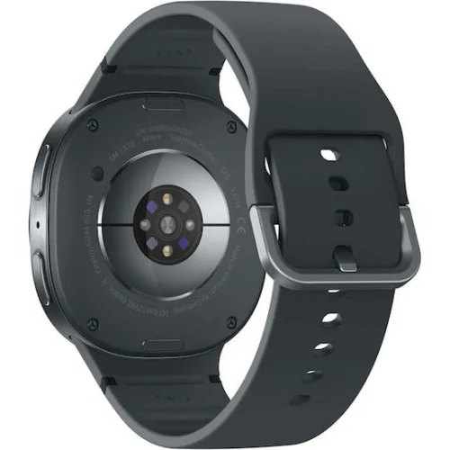 Samsung Galaxy Watch8 Aluminium 44mm Αδιάβροχο με Παλμογράφο (Dark Gray)