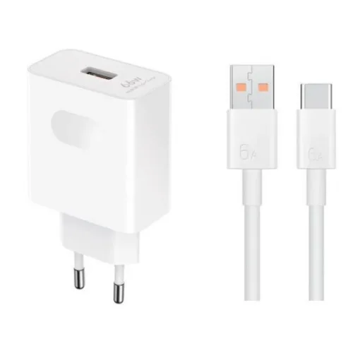 Honor Φορτιστής με Θύρα USB-A 66W SuperCharge Λευκός (HN-110600E00)