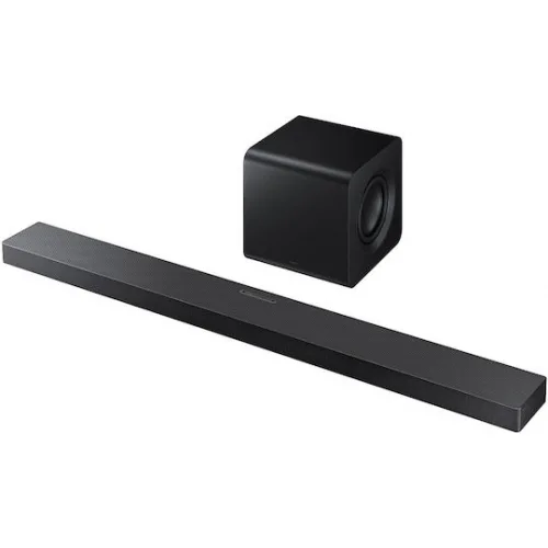 Samsung HW-QS700F Soundbar 3.1.2 Bluetooth, HDMI και Wi-Fi με Ασύρματο Subwoofer και Τηλεχειριστήριο Μαύρο