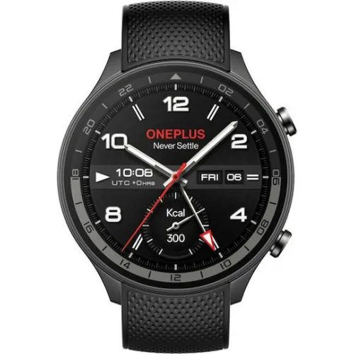 OnePlus Watch 2R Stainless Steel 47mm με Παλμογράφο (Γκρι)
