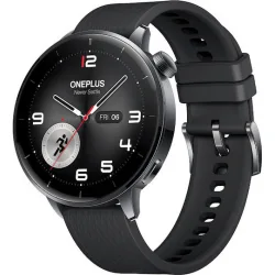 OnePlus Watch 3 Stainless Steel 43mm Αδιάβροχο με Παλμογράφο (Black Steel)