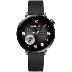 OnePlus Watch 3 Stainless Steel 43mm Αδιάβροχο με Παλμογράφο (Black Steel)