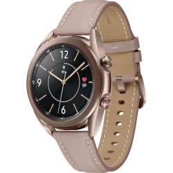 Samsung Galaxy Watch3 LTE Stainless Steel 41mm Αδιάβροχο με eSIM και Παλμογράφο (Mystic Bronze)