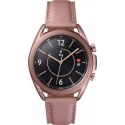Samsung Galaxy Watch3 LTE Stainless Steel 41mm Αδιάβροχο με eSIM και Παλμογράφο (Mystic Bronze)