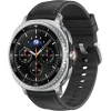 Samsung Galaxy Watch8 Classic LTE Stainless Steel 46mm Αδιάβροχο με eSIM και Παλμογράφο (Μαύρο)