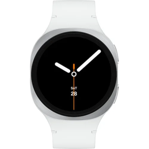 Samsung Galaxy Watch8 Aluminium 40mm Αδιάβροχο με Παλμογράφο (Ασημί)