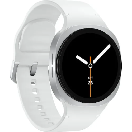 Samsung Galaxy Watch8 Aluminium 40mm Αδιάβροχο με Παλμογράφο (Ασημί)