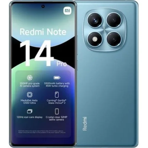 Xiaomi Redmi Note 14 Pro 4G NFC Dual SIM (8/256GB) Ocean Blue