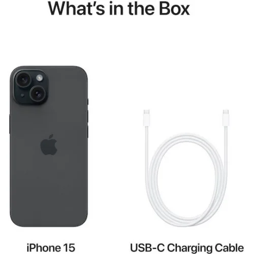 Apple iPhone 15 (6/128GB) Μαύρο
