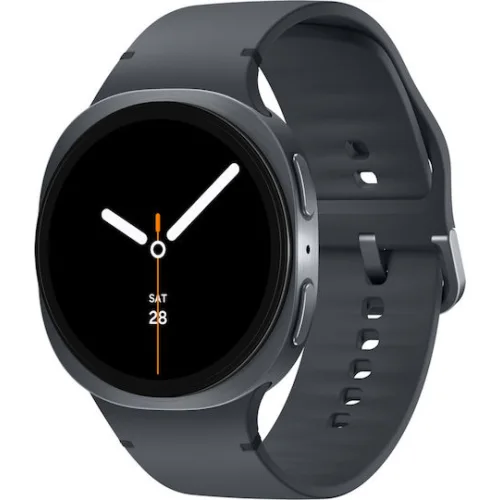 Samsung Galaxy Watch8 LTE Aluminium 44mm Αδιάβροχο με eSIM και Παλμογράφο (Dark Gray)