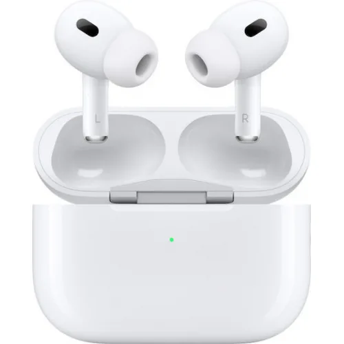 Apple AirPods Pro 2 με MagSafe Charging Case (USB‑C) In-ear Bluetooth Handsfree Ακουστικά με Αντοχή στον Ιδρώτα και Θήκη Φόρτισης Λευκά