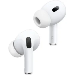 Apple AirPods Pro 2 με MagSafe Charging Case (USB‑C) In-ear Bluetooth Handsfree Ακουστικά με Αντοχή στον Ιδρώτα και Θήκη Φόρτισης Λευκά