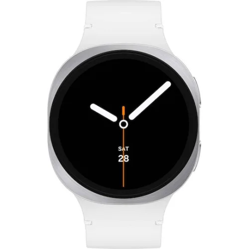 Samsung Galaxy Watch8 Aluminium 44mm Αδιάβροχο με Παλμογράφο (Ασημί)
