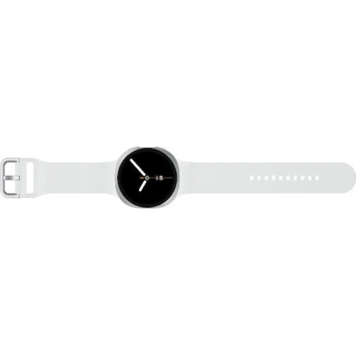 Samsung Galaxy Watch8 LTE Aluminium 44mm Αδιάβροχο με eSIM και Παλμογράφο (Ασημί)