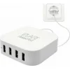 Elari Βάση Φόρτισης με 4 Θύρες USB-A σε Λευκό χρώμα (PowerPort 4)