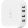 Elari Βάση Φόρτισης με 4 Θύρες USB-A σε Λευκό χρώμα (PowerPort 4)