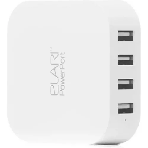 Elari Βάση Φόρτισης με 4 Θύρες USB-A σε Λευκό χρώμα (PowerPort 4)