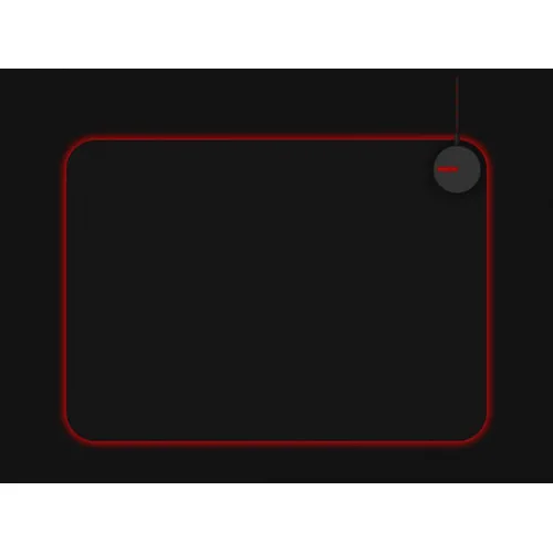 AOC Agon AM700 Gaming Mouse Pad Medium 357mm με RGB Φωτισμό Μαύρο