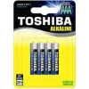 Toshiba High Power Αλκαλικές Μπαταρίες AAA 1.5V 4τμχ