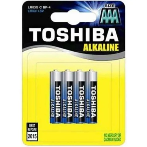 Toshiba High Power Αλκαλικές Μπαταρίες AAA 1.5V 4τμχ