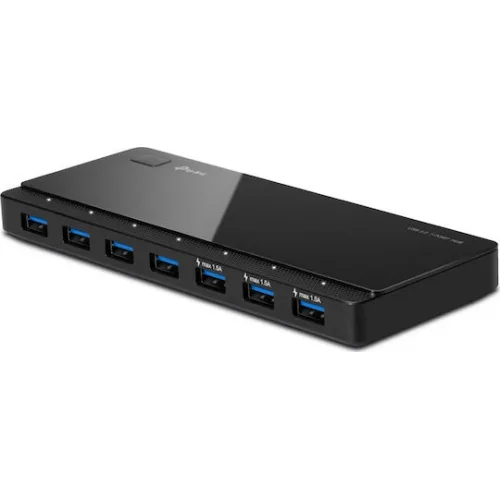 TP-LINK UH700 v3 USB 3.0 Hub 7 Θυρών με σύνδεση USB-A & Θύρα Φόρτισης και Εξωτερική Παροχή Ρεύματος