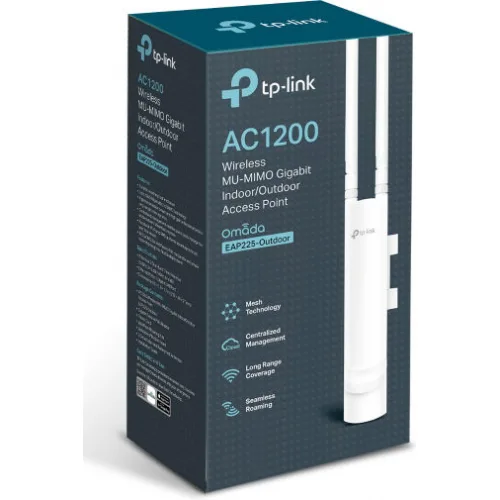 TP-LINK EAP225-Outdoor v3 Access Point Wi‑Fi 5 Dual Band (2.4 & 5GHz) για Εξωτερική τοποθέτηση