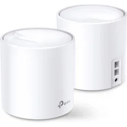 TP-LINK Deco X20 v1 WiFi Mesh Network Access Point Wi‑Fi 6 Dual Band (2.4 & 5GHz) σε Διπλό Kit
