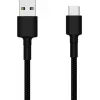 Xiaomi Cable Original Braided Usb Type C Braided USB 2.0 Cable USB-C male - USB-A 18W Μαύρο 1m SJV4109GL