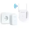 Mercusys MP510 KIT v1 Powerline Διπλό για Ασύρματη Σύνδεση Wi‑Fi 4 και 2 Θύρες Gigabit Ethernet
