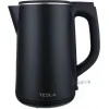 Tesla Βραστήρας 1.5lt 2200W Μαύρος