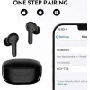 QCY T13 In-ear Bluetooth Handsfree Ακουστικά με Αντοχή στον Ιδρώτα και Θήκη Φόρτισης Μαύρα