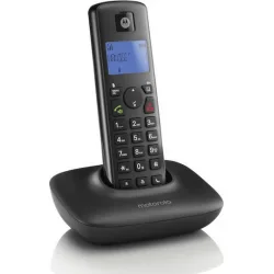 Motorola T401+ Ασύρματο Τηλέφωνο με Ελληνικό Μενού Μαύρο
