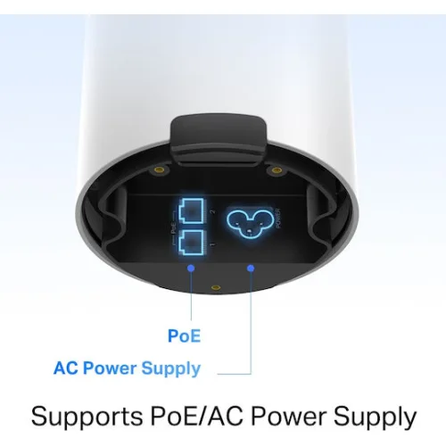 TP-LINK Deco X50-Outdoor v1 WiFi Mesh Network Access Point Wi‑Fi 6 Dual Band (2.4 & 5GHz) για Εξωτερική τοποθέτηση Λευκό