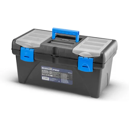 Bormann Pro BTB3314 Εργαλειοθήκη Χειρός Πλαστική με Ταμπακιέρα Π58.5xB32xΥ30cm