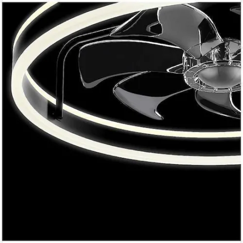 Life Halo Ανεμιστήρας Οροφής 50cm με Φως και Τηλεχειριστήριο Γκρι