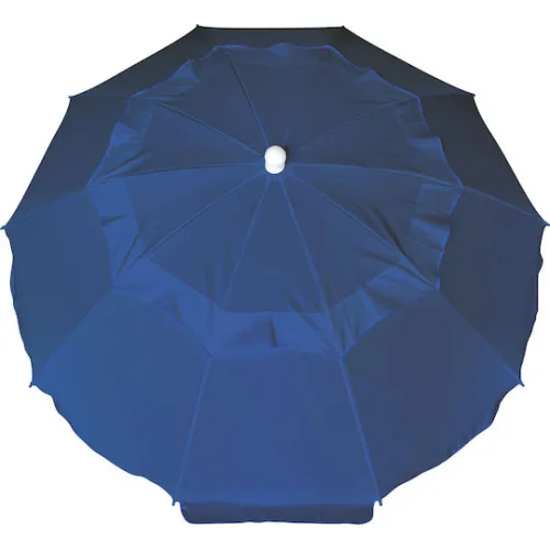 Escape Σπαστή Ομπρέλα Θαλάσσης Blue Διαμέτρου 2m με Αεραγωγό Μπλε