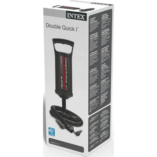Intex Double Quick I Τρόμπα Χειρός για Φουσκωτά Διπλής Ενέργειας