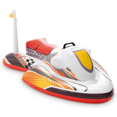 Intex Wave Rider Παιδικό Φουσκωτό Ride On Θαλάσσης Jet Ski με Χειρολαβές Κόκκινο 117εκ. Intex Wave Rider Παιδικό Φουσκωτό Ride On Θαλάσσης Jet Ski με Χειρολαβές Κόκκινο 117εκ.